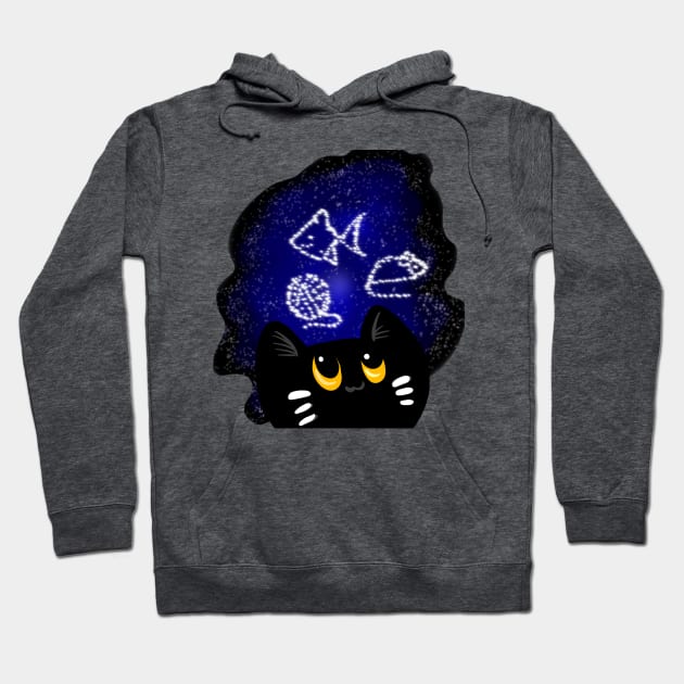 Kitty dreams Hoodie by Witchvibes